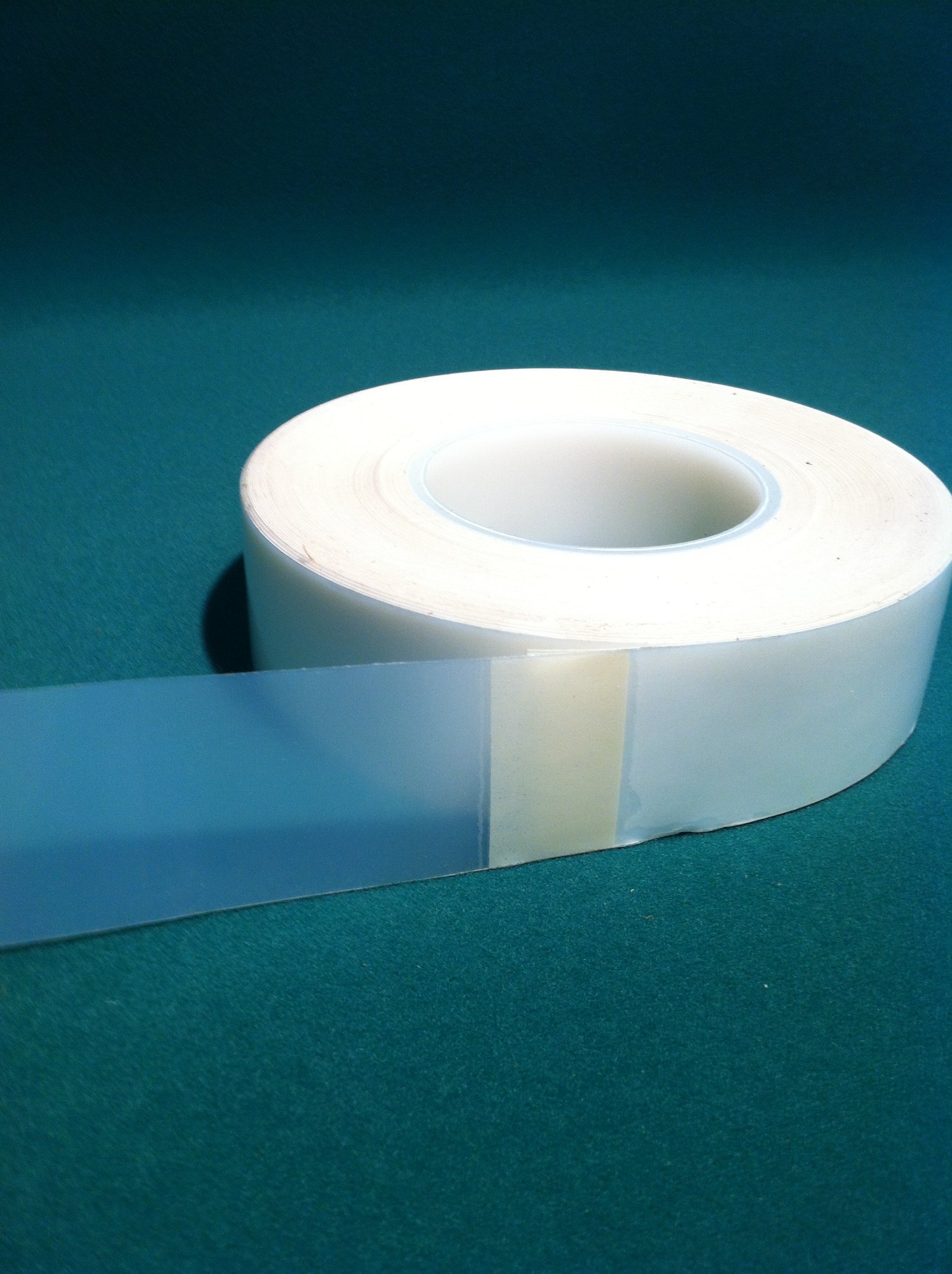 1-1/2″ wide PTFE Fabric Tape with 1/2″ non-sticky Zone down the